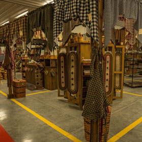 Pam's Place in the Red Building at the Walnut Creek Amish Fleamarket in Ohio