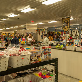 Piccadilly Circus in the Green Building at the Walnut Creek Amish Fleamarket in Ohio